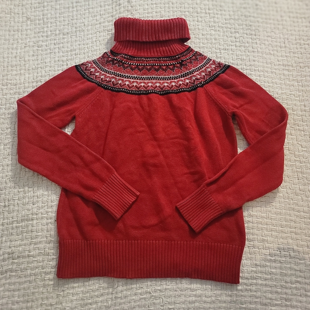 Winter sweater with beads